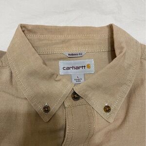 Carhartt Khaki Casual Shirt long sleeve size L